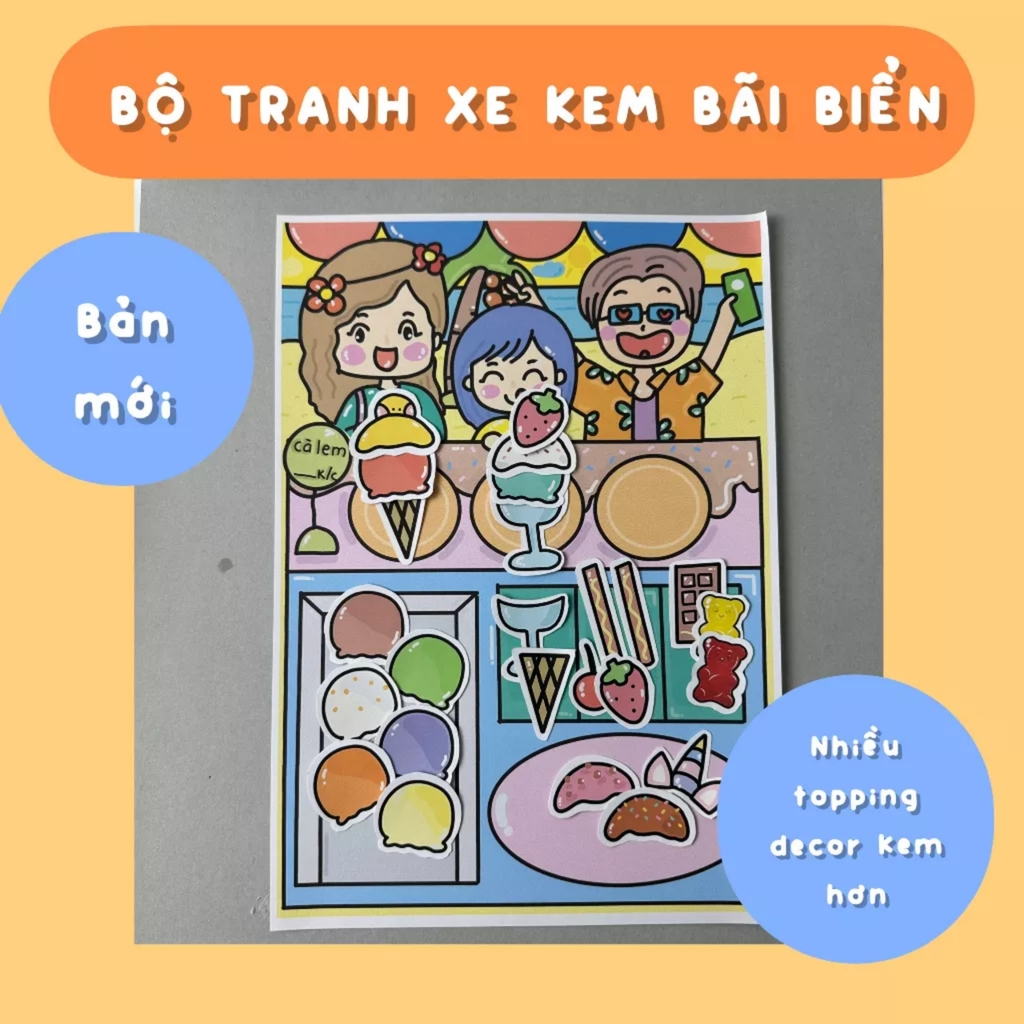 Bộ Tranh Tương Tác Cô Tiên Xanh