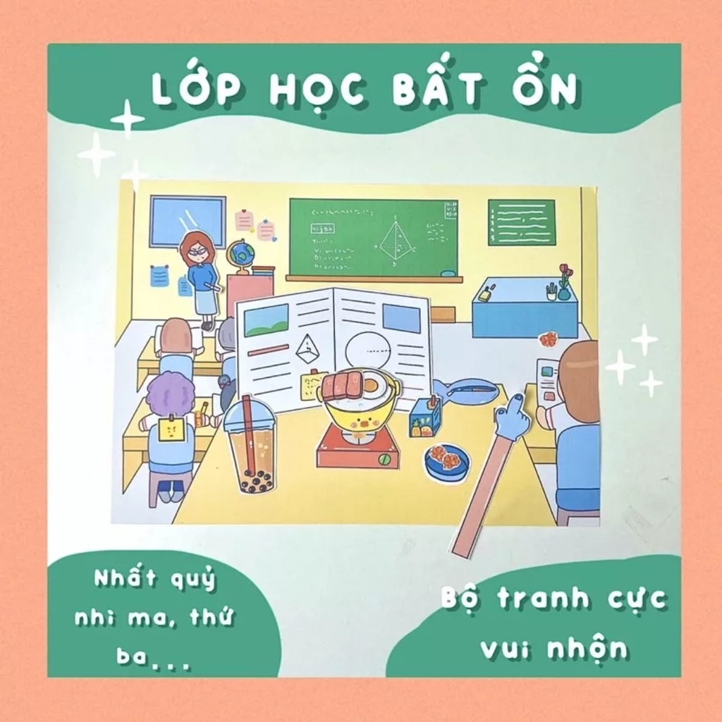 Bộ Tranh Tương Tác Cô Tiên Xanh