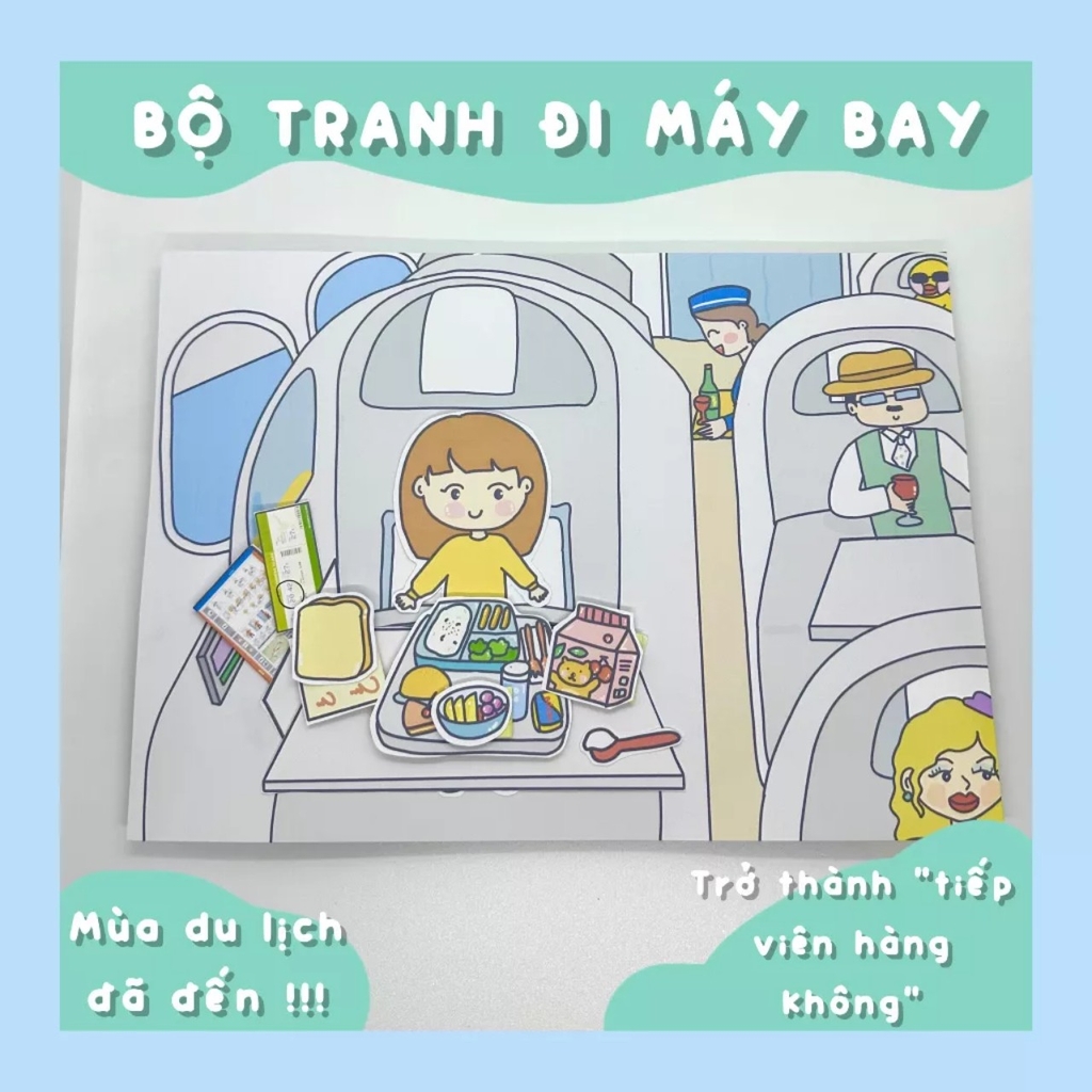 Bộ Tranh Tương Tác Cô Tiên Xanh