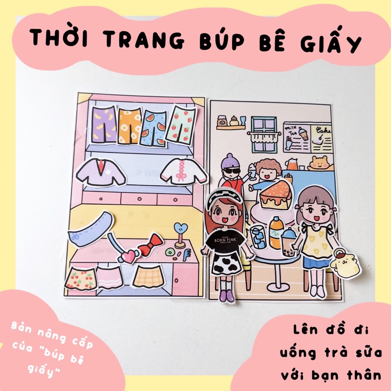 Bộ Tranh Tương Tác Cô Tiên Xanh