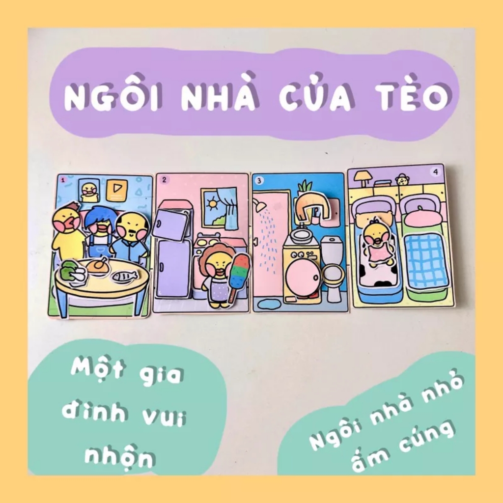 Bộ Tranh Tương Tác Cô Tiên Xanh