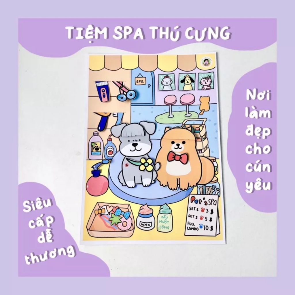 Bộ Tranh Tương Tác Cô Tiên Xanh