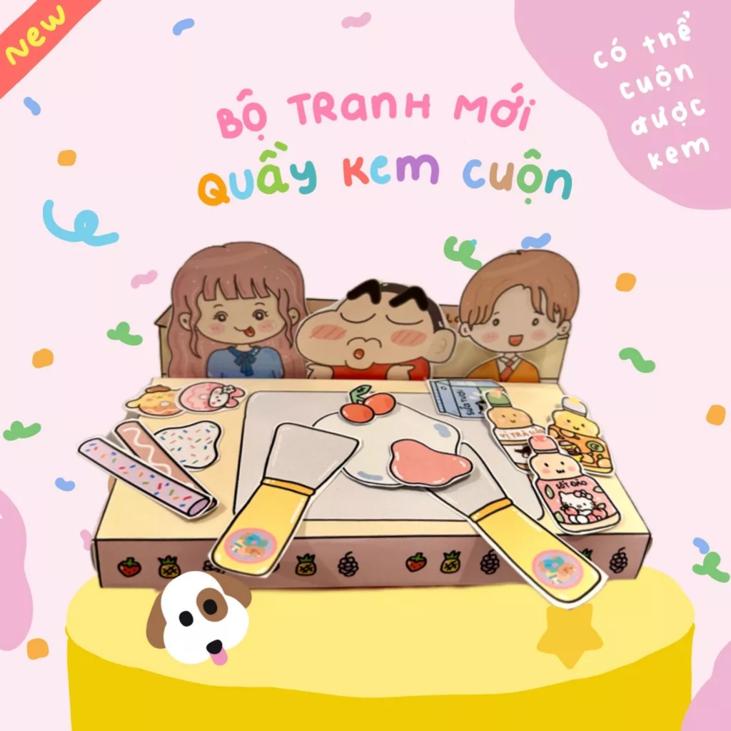 Bộ Tranh Tương Tác Cô Tiên Xanh