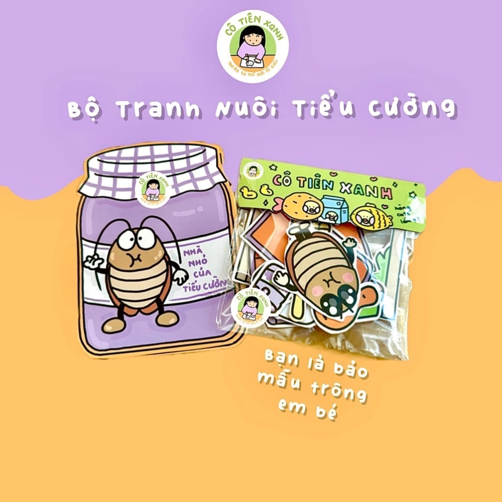 Bộ Tranh Tương Tác Cô Tiên Xanh