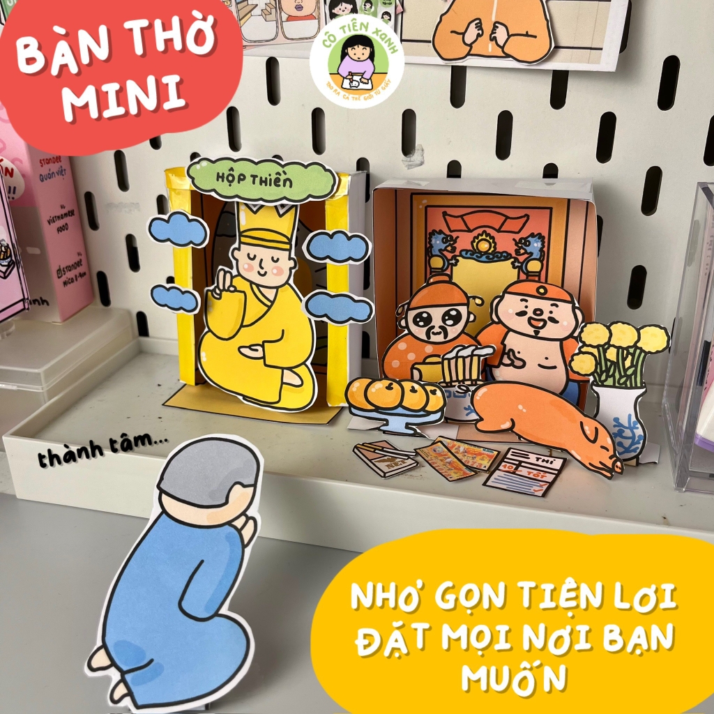 Bộ Tranh Tương Tác Cô Tiên Xanh