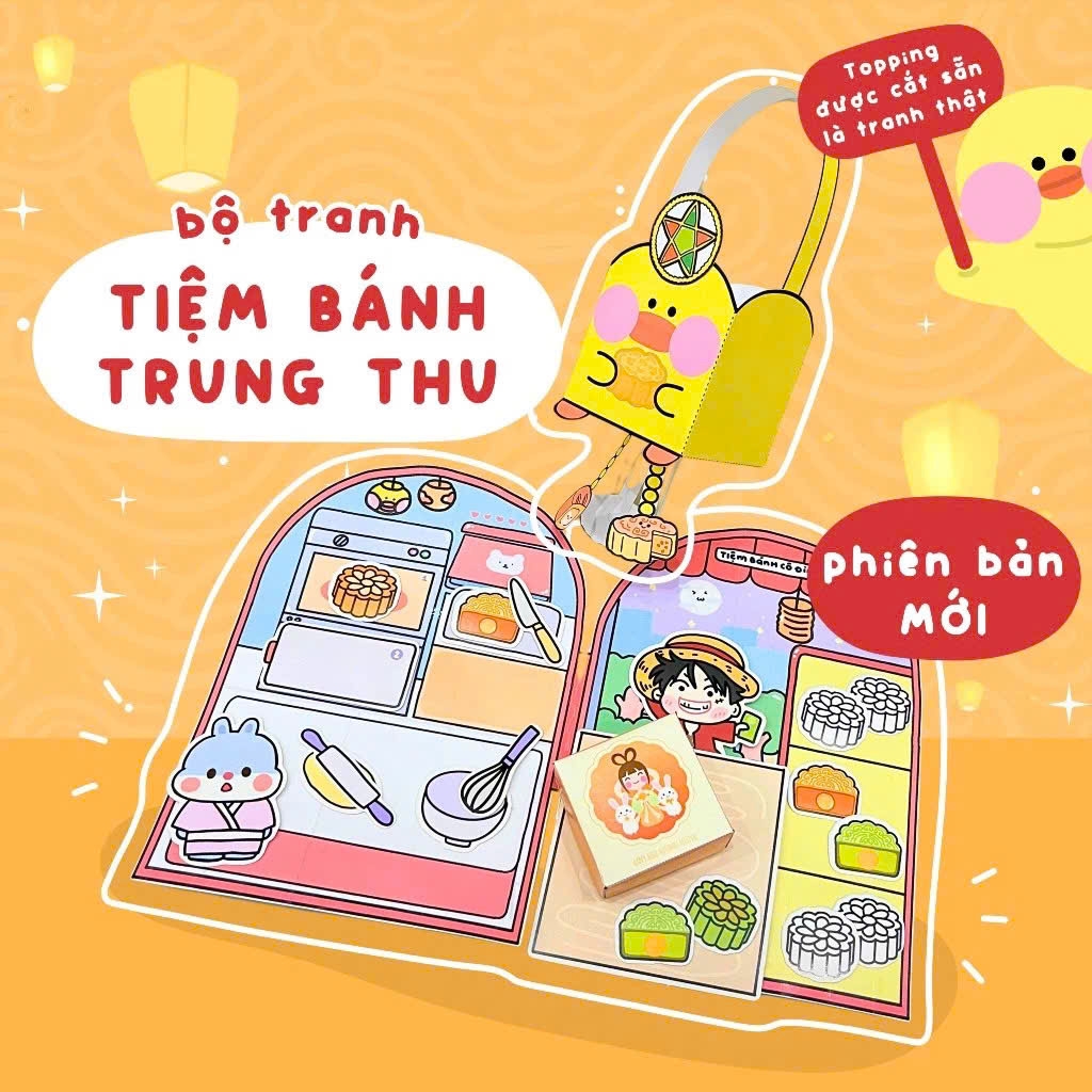 Bộ Tranh Tương Tác Cô Tiên Xanh