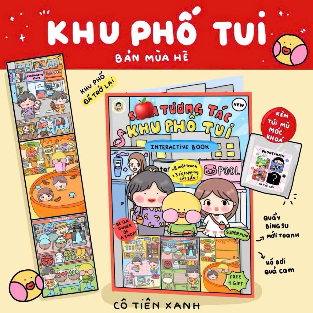 Bộ Tranh Tương Tác Cô Tiên Xanh