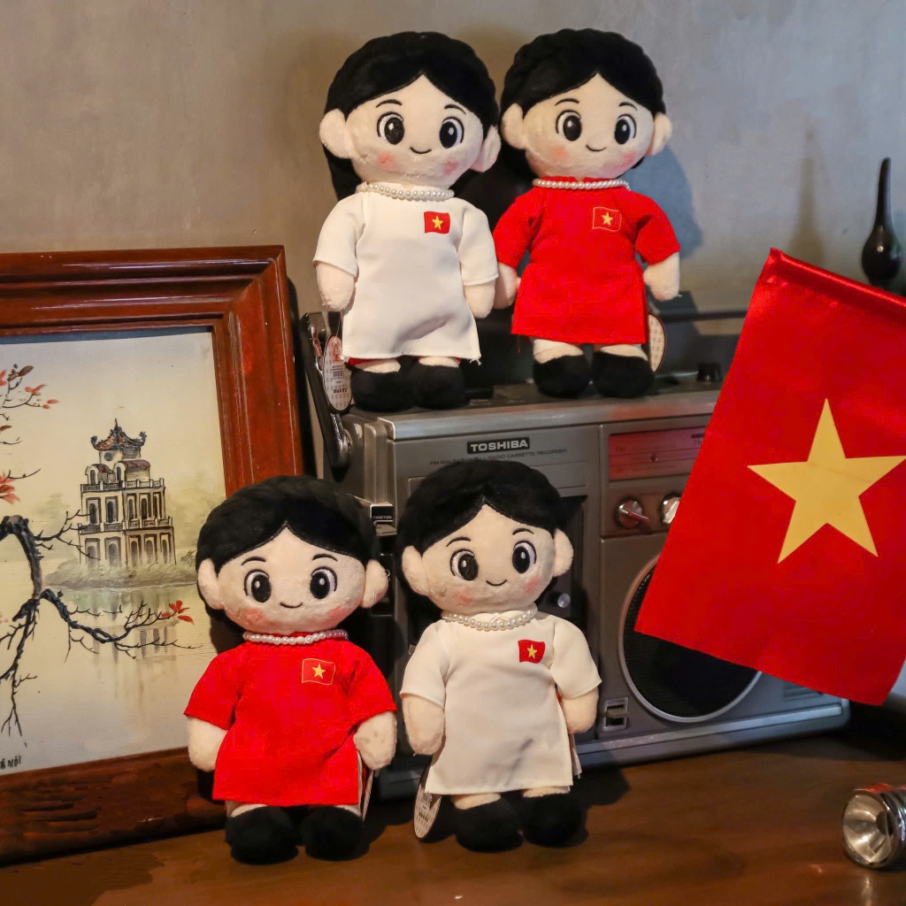 Gấu bông - Đồng chí hậu phương 25cm