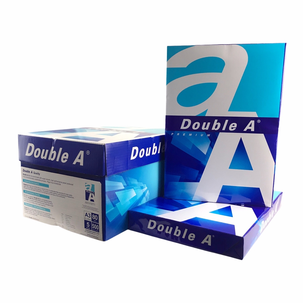 Giấy Double A 297x420mm 70gsm / 80gsm A3