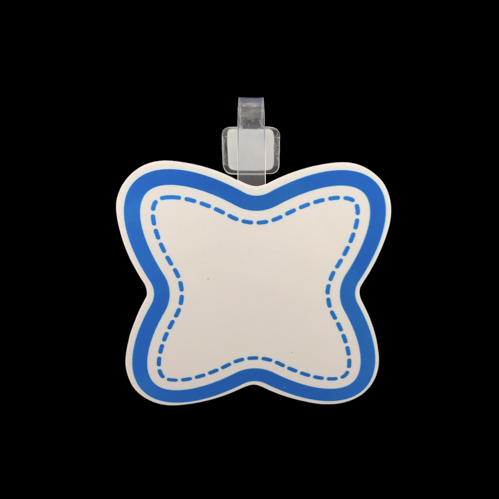 Wobbler nhựa WB-N01 / WB-N02 / WB-N03 / WB-N04 / WB-N05 / WB-N06 / WB-N07 / WB-N08 8cm dán formex 2mm (2,10)