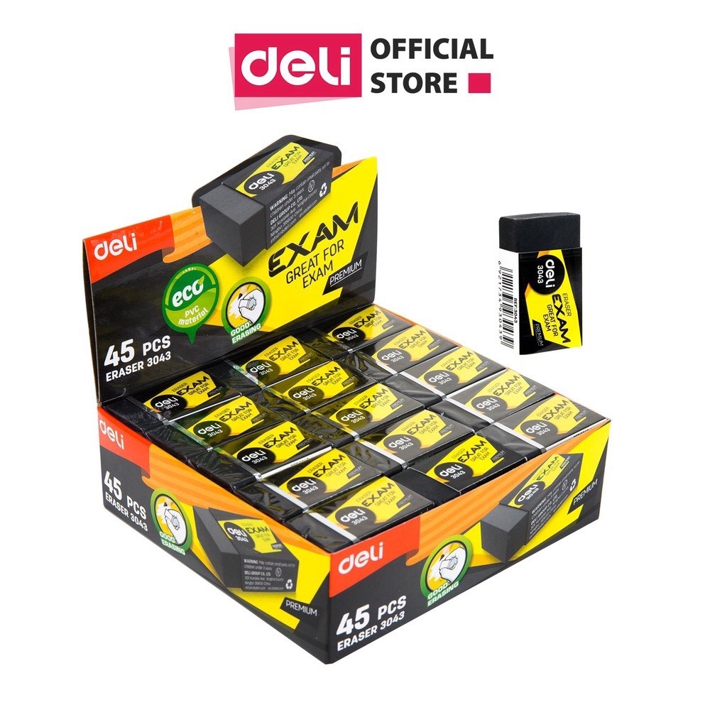 Gôm Deli 3043 đen (45/1080)