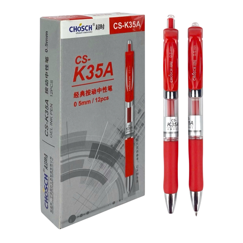 Bút gel Chosch CS-K35A xanh dương (12)