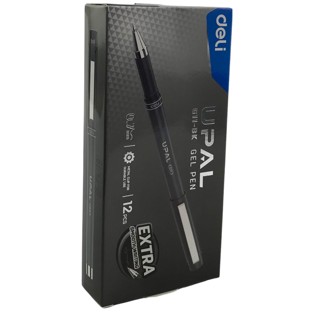 Bút gel Deli UPAL G11-BK / G11-BL 0.7mm  (12/144)