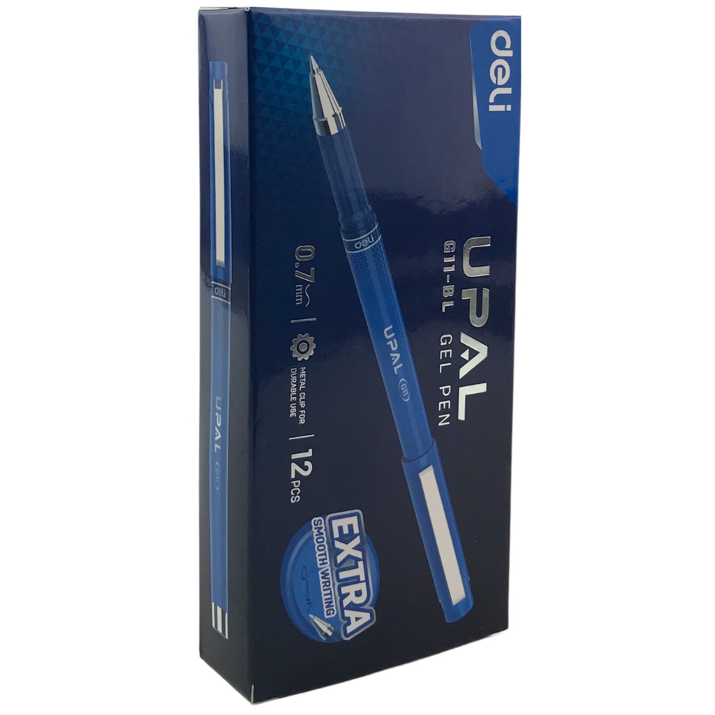 Bút gel Deli UPAL G11-BK / G11-BL 0.7mm  (12/144)