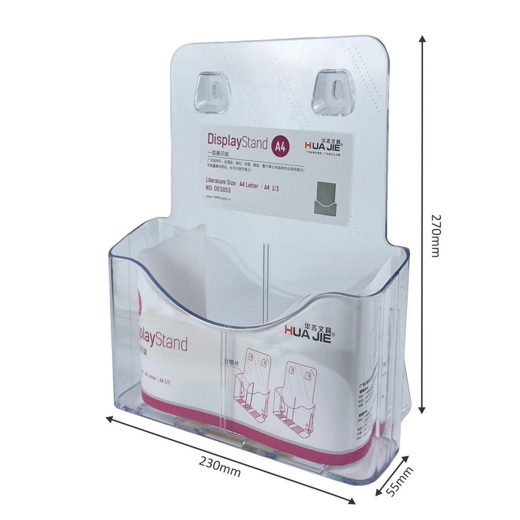 Kệ nhựa nhiều giấy 1 ngăn Hua Jie DE5053 / DE5052 / DE5051 đứng (8)