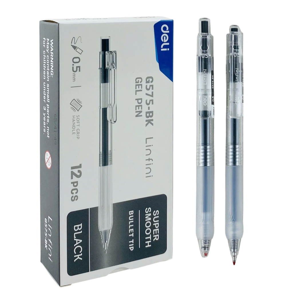 Bút gel Deli G575 0.5mm (12)