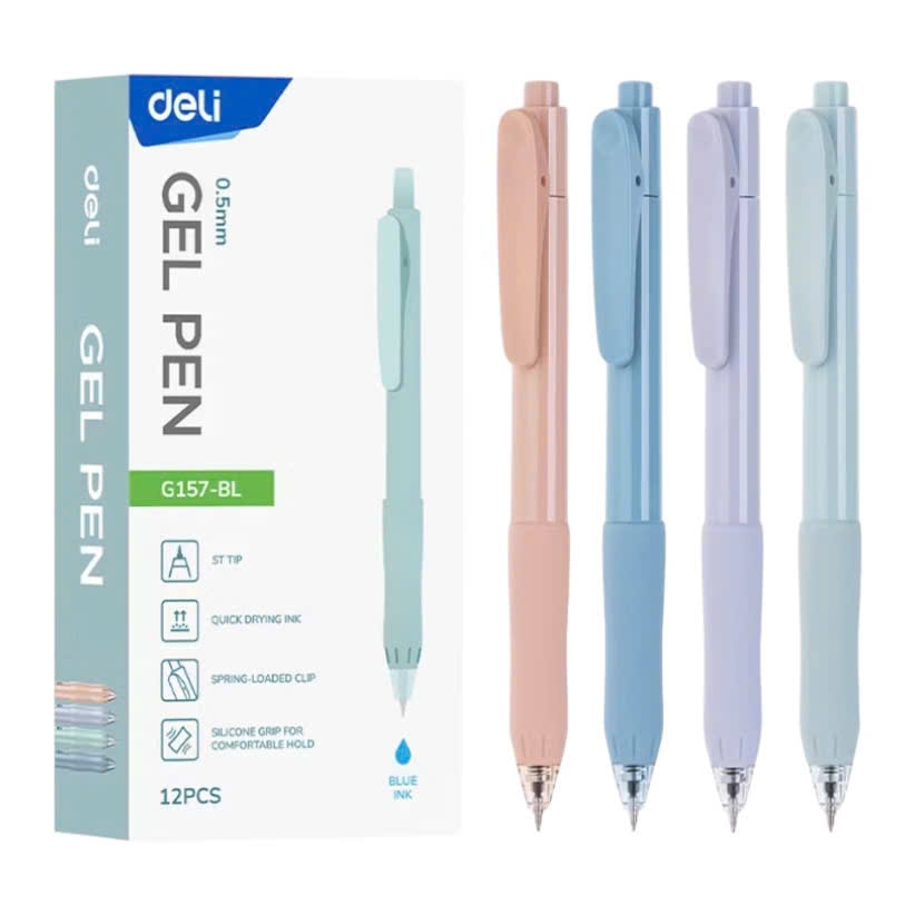 Bút gel Deli G157 0.5mm (12)