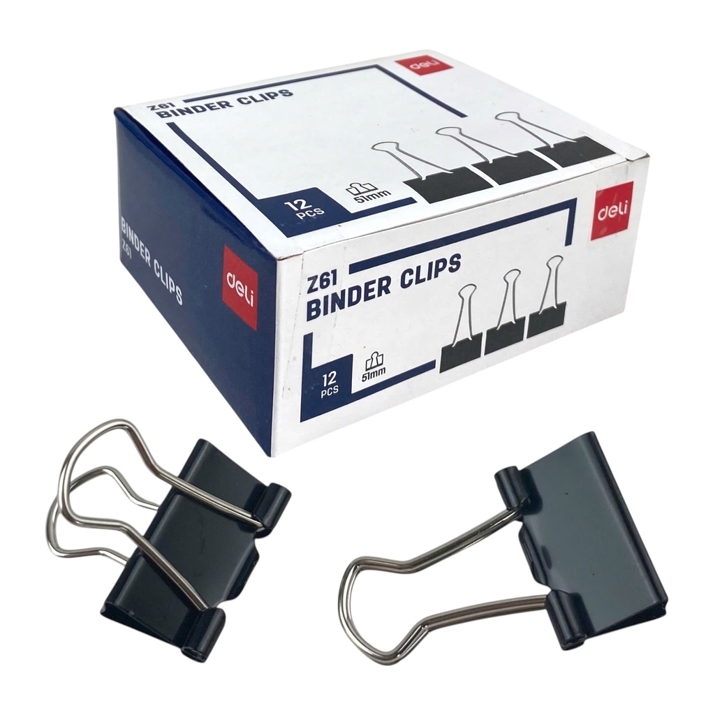 Kẹp bướm Deli Z61 /Z62/Z63/Z64/Z65/Z66 (12)