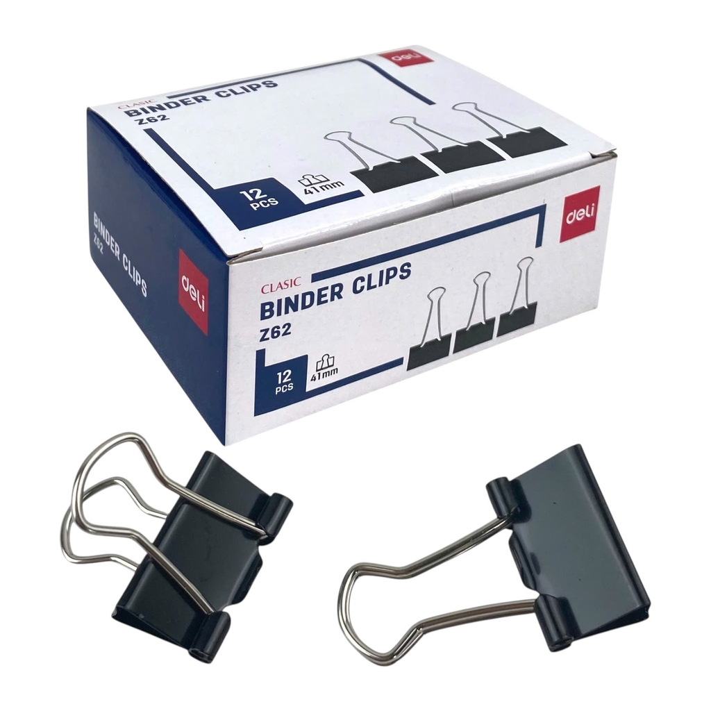 Kẹp bướm Deli Z61 /Z62/Z63/Z64/Z65/Z66 (12)