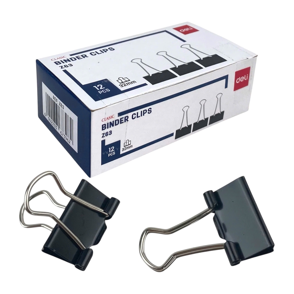 Kẹp bướm Deli Z61 /Z62/Z63/Z64/Z65/Z66 (12)