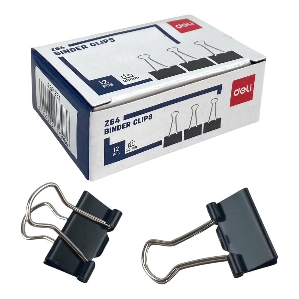 Kẹp bướm Deli Z61 /Z62/Z63/Z64/Z65/Z66 (12)