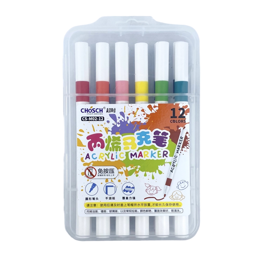 Bút lông màu Acrylic Chosch CS-M02