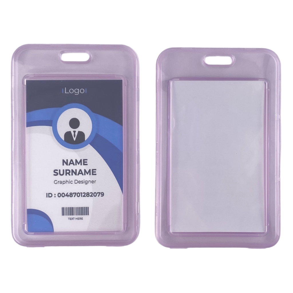 Bao đựng thẻ nhựa trong C-113V 5.4x8.5cm 2 mặt đứng (5)