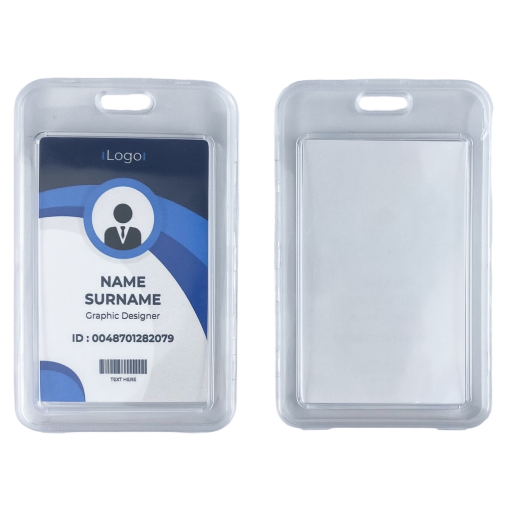 Bao đựng thẻ nhựa trong C-113V 5.4x8.5cm 2 mặt đứng (5)