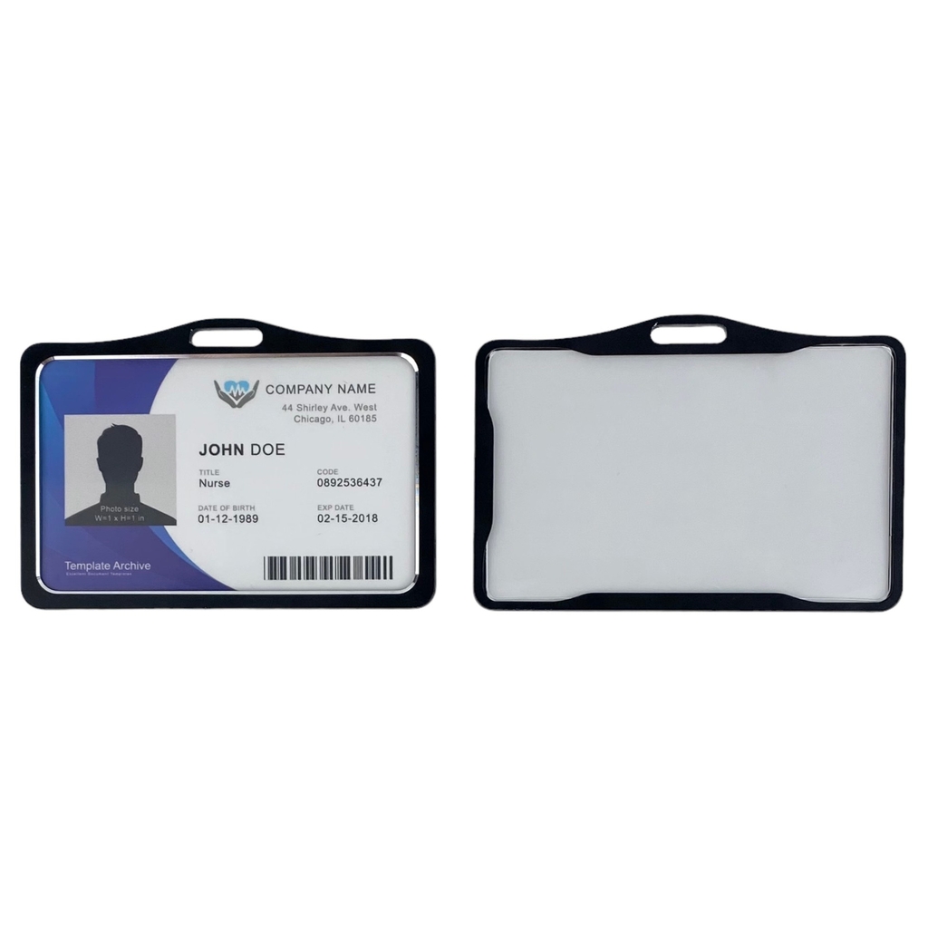 Bao đựng thẻ nhôm HCX4 8.4x5.2cm 2 mặt ngang (20,25)