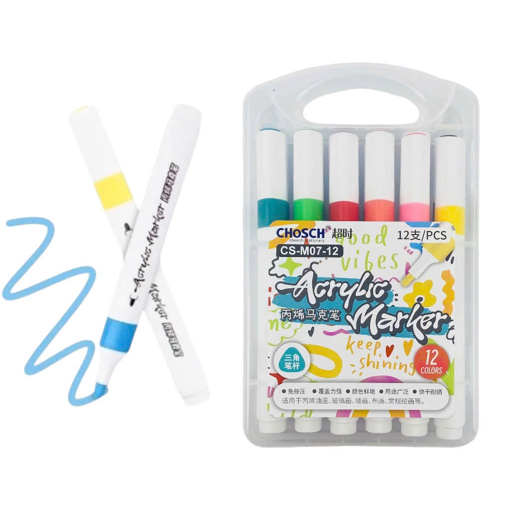 Bút lông màu Acrylic Chosch CS-M07