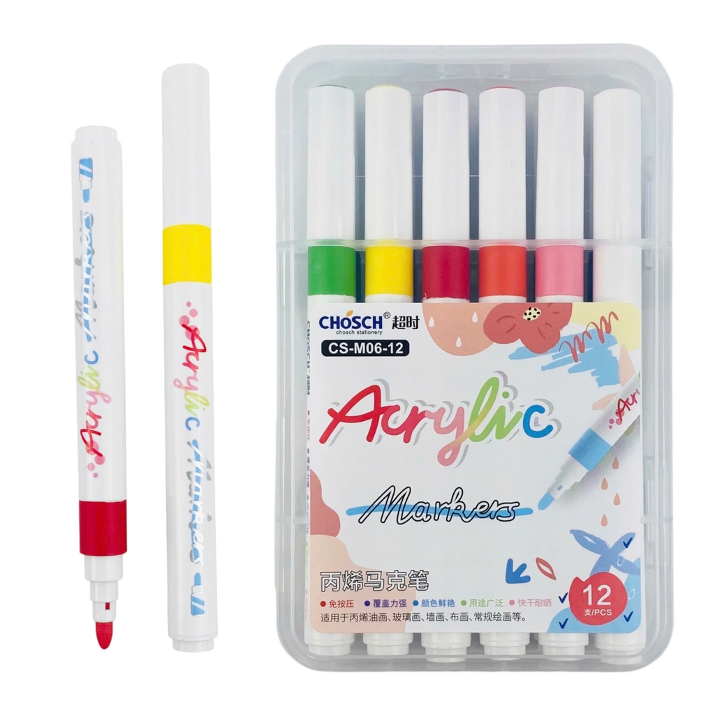 Bút lông màu Acrylic Chosch CS-M06
