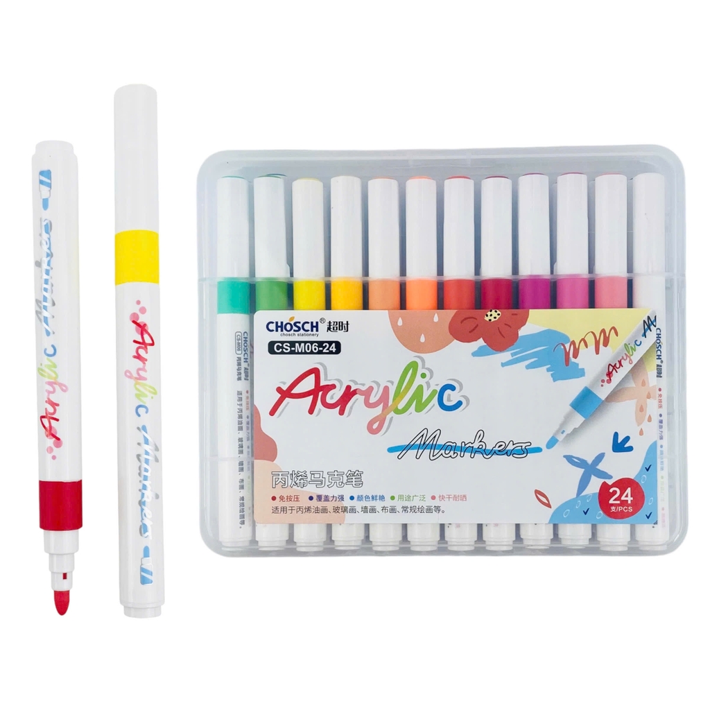 Bút lông màu Acrylic Chosch CS-M06