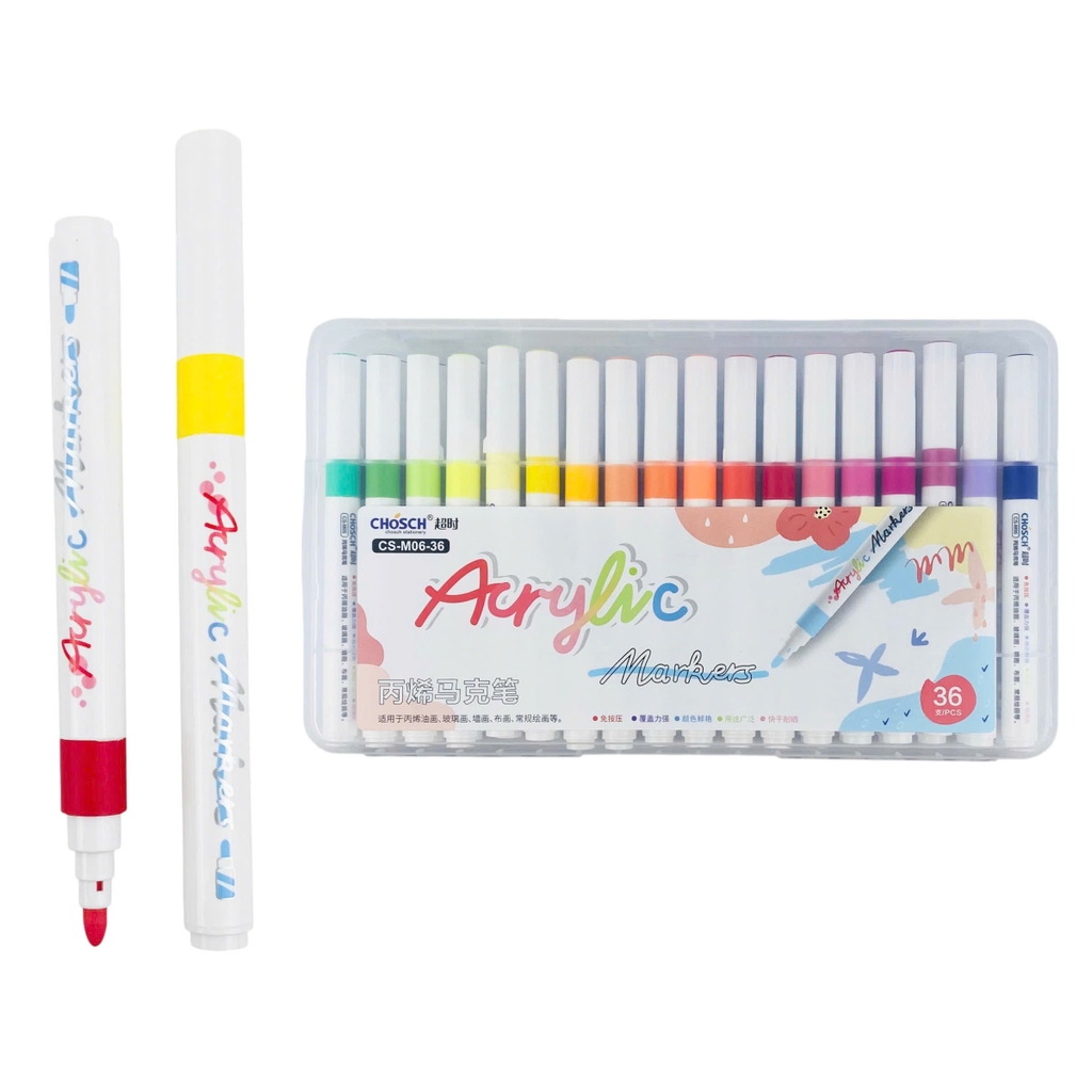 Bút lông màu Acrylic Chosch CS-M06