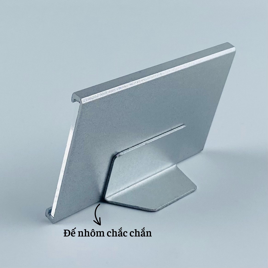 Bảng thông tin nhôm Enter AL14 80x50mm, Khung thông tin sản phẩm, Khung bảng giá siêu thị, Tag thông tin mini (20)