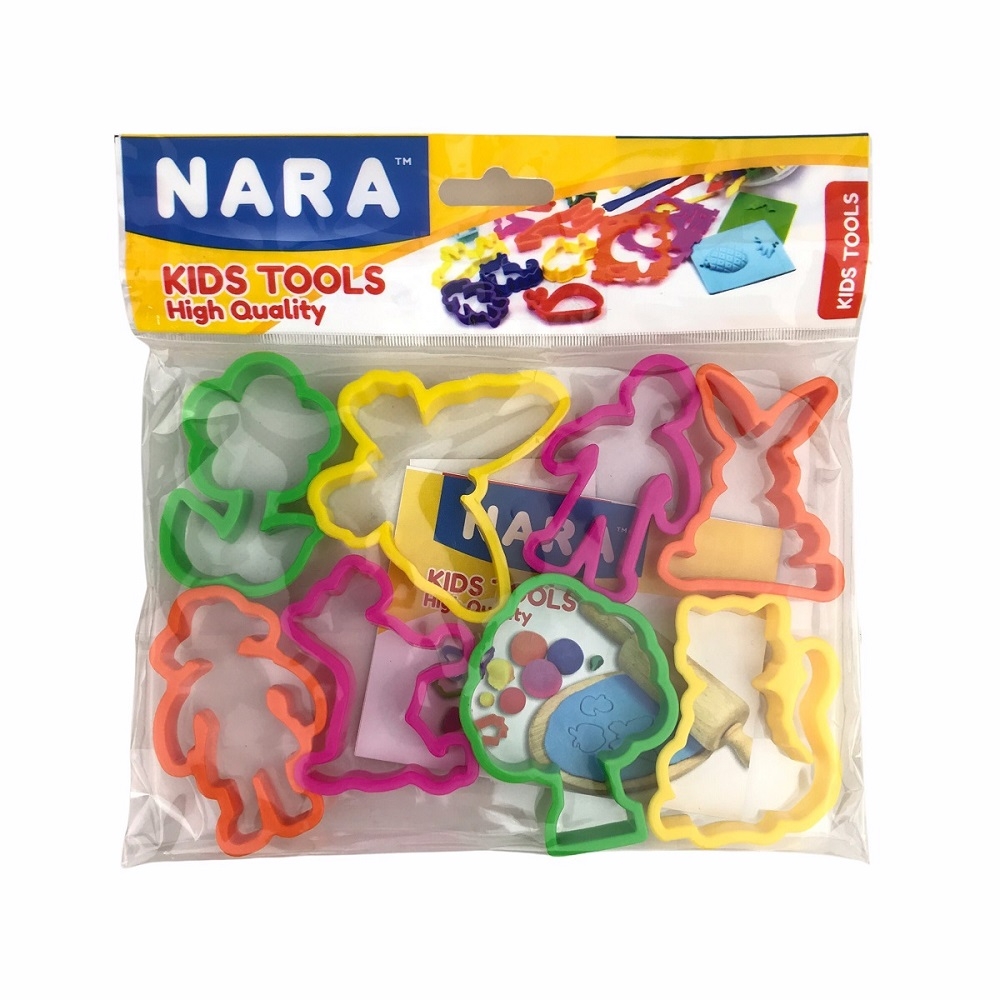 Bộ khuôn đất nặn Nara MO-ZOO / MO-GARDEN