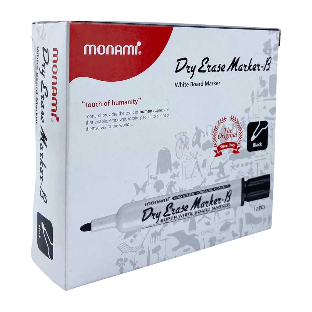 Bút lông bảng Monami Dry Erase Marker-B (12)