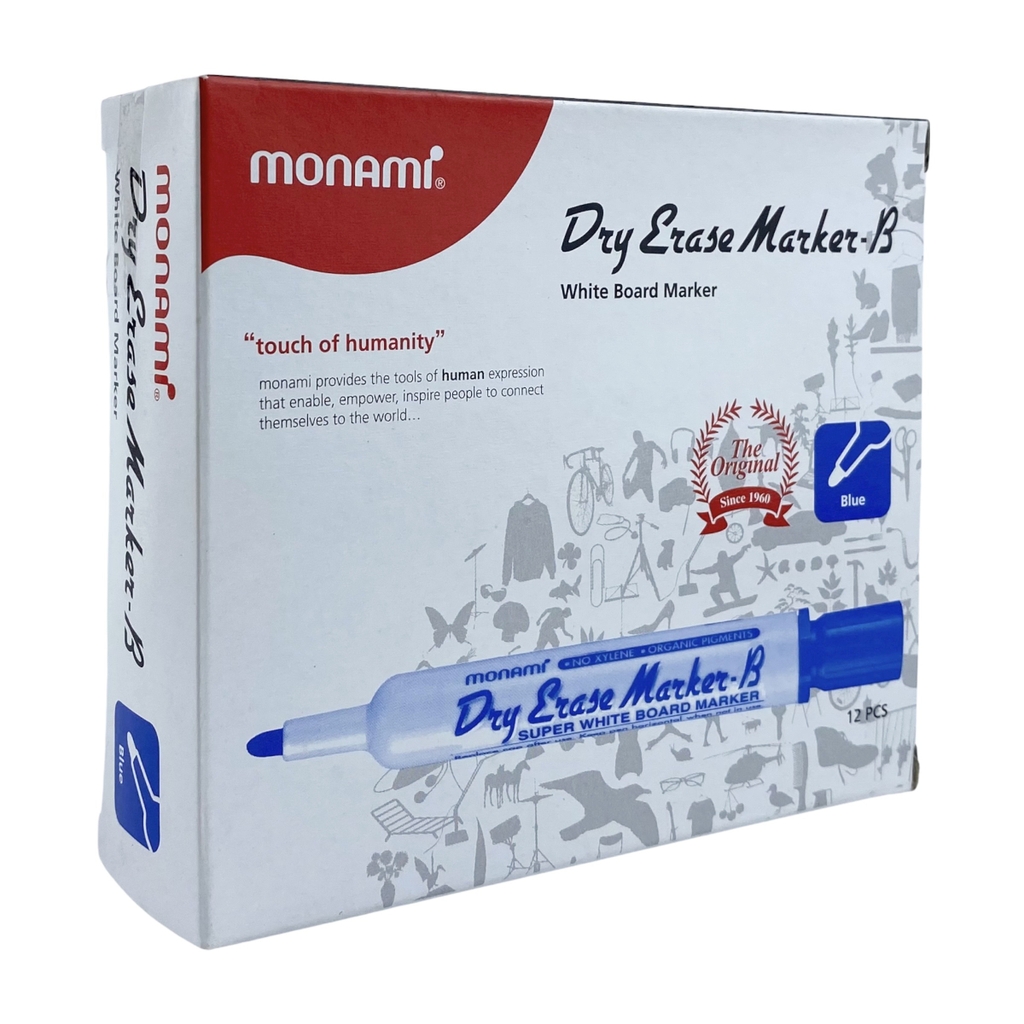 Bút lông bảng Monami Dry Erase Marker-B (12)