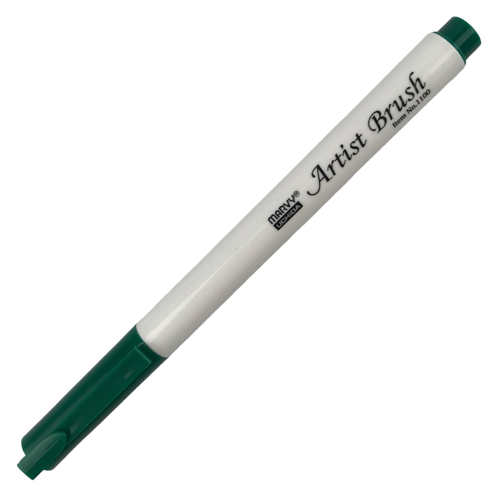 Bút lông Marvy 1100 Tone xanh lá (12)