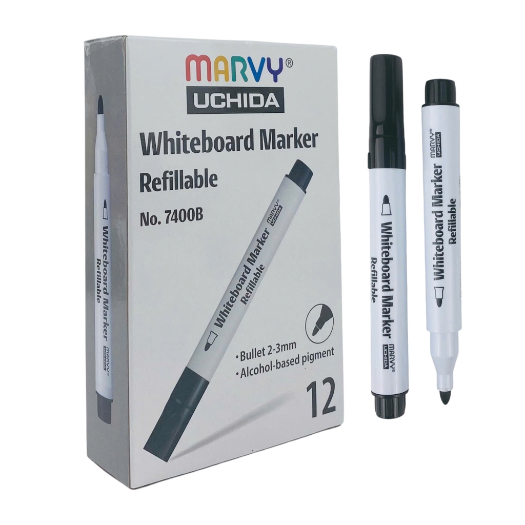 Bút lông bảng Marvy 7400B-S (12)