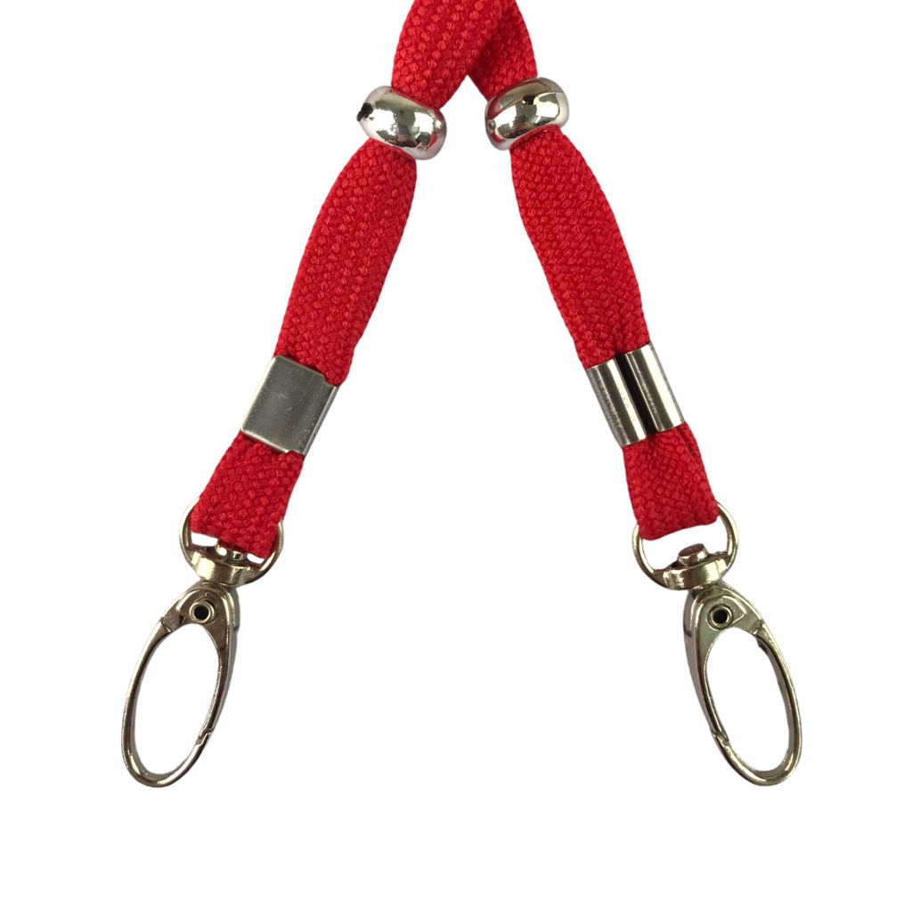 Dây đeo thẻ dù 1cm đầu móc xoay [50] (100)