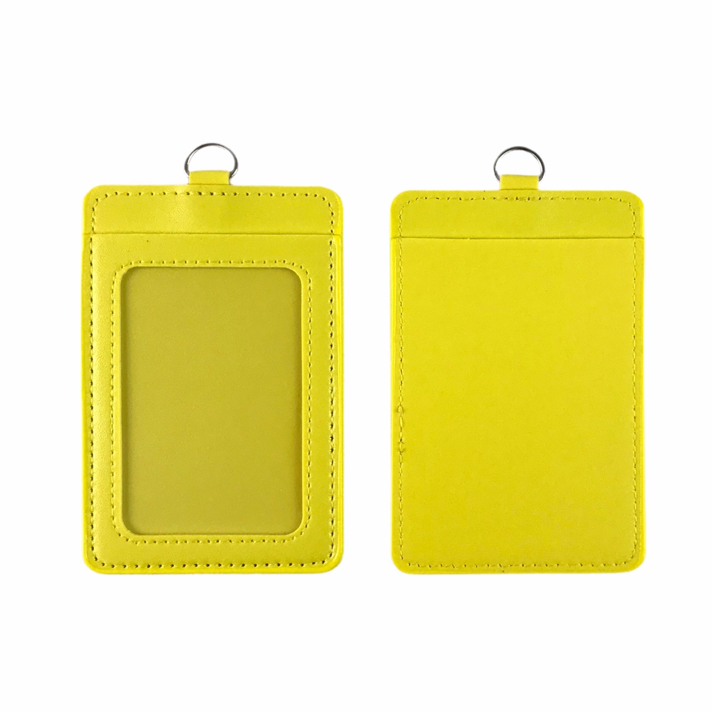 Bảng tên da 5.5x8.5cm 2 ngăn đứng (25)