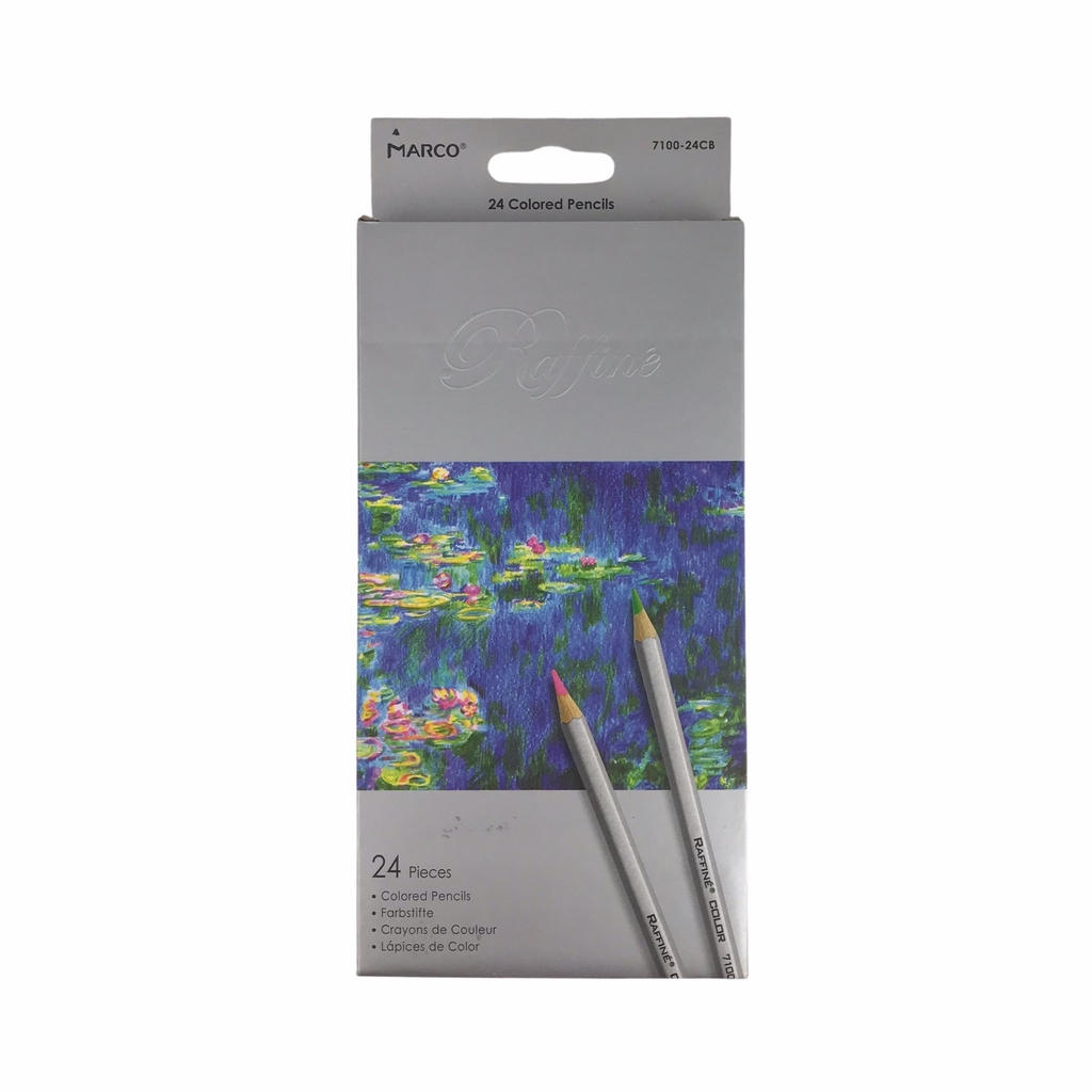 Bút chì màu Marco Raffine 7100-12CB / 7100-24CB / 7100-36CB hộp giấy