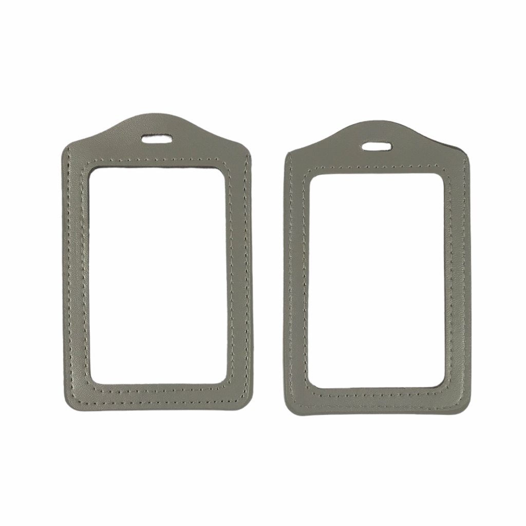 Bao đựng thẻ da 5.5x8.5cm 2 mặt kiếng đứng (50)