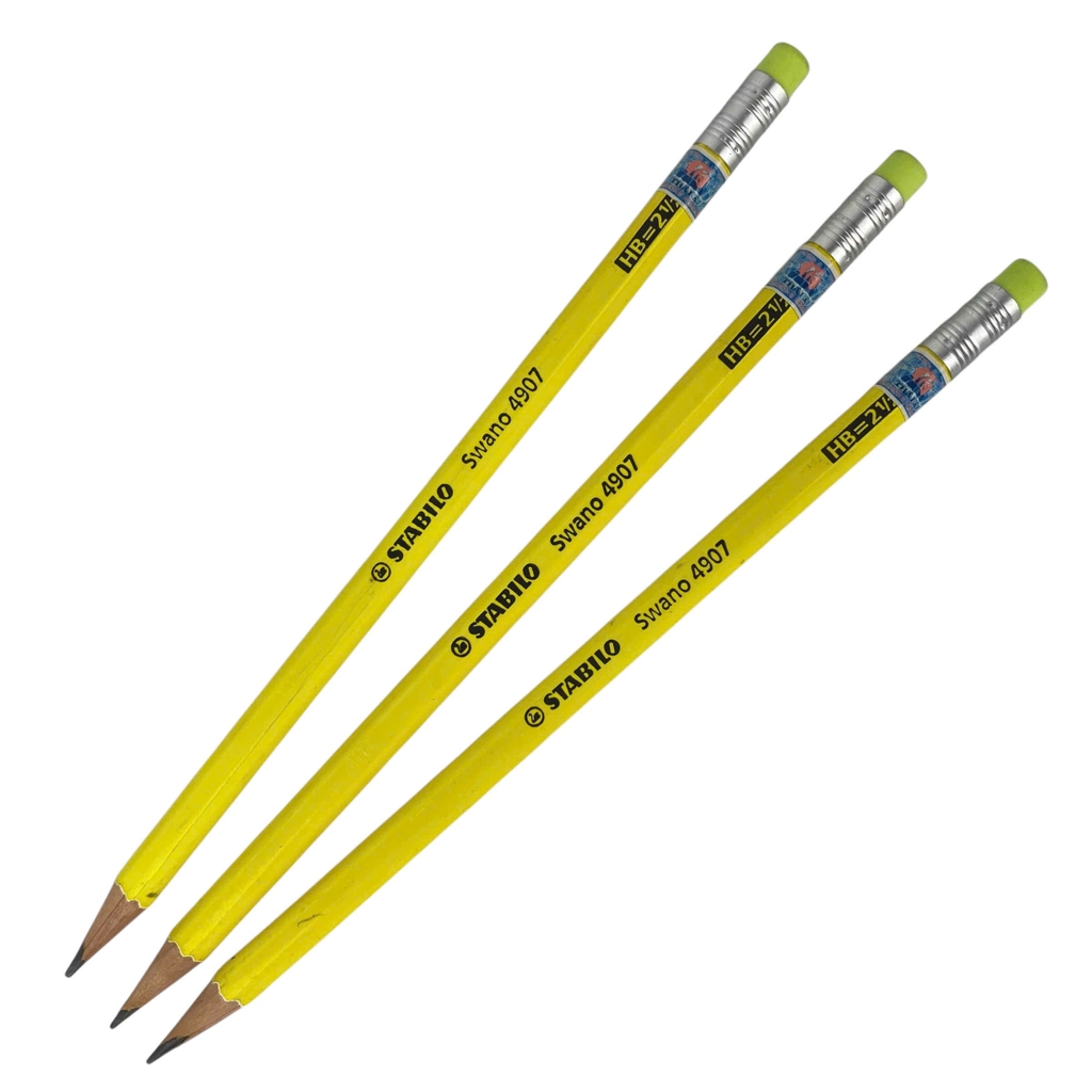 Bút chì gỗ Stabilo Swano 4907 HB xanh lá  / hồng  / cam / vàng