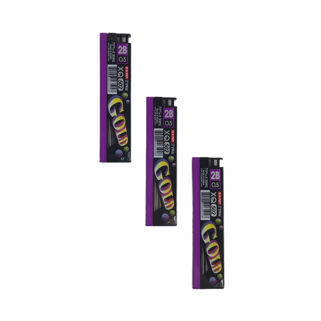 Ngòi chì D.A P&T Gold XQ502 0.5mm (12/72)