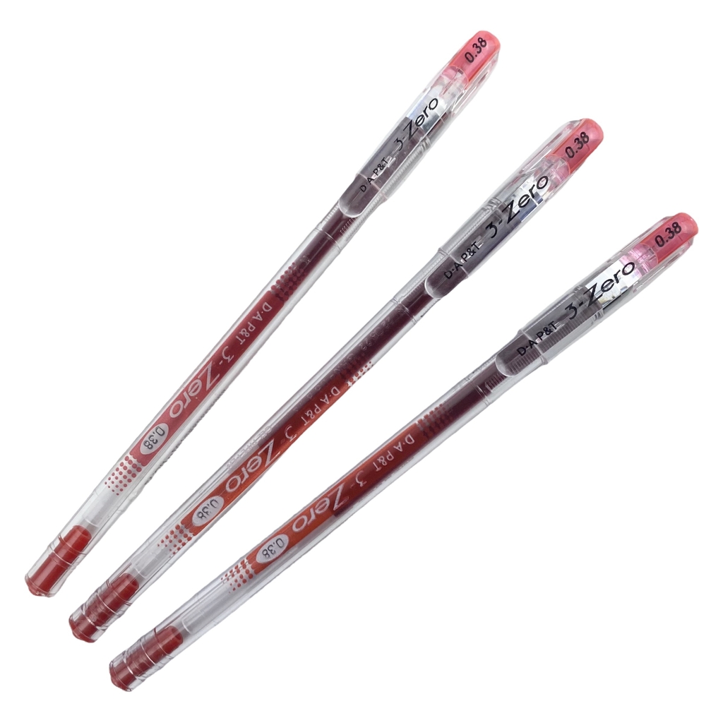 Bút gel D.A P&T 3-Zero 0.38mm (12/144/1152)