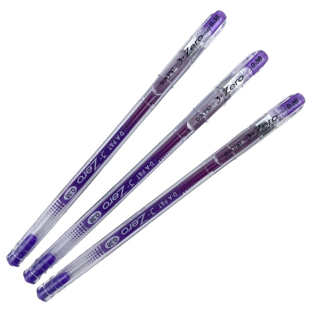 Bút gel D.A P&T 3-Zero 0.38mm (12/144/1152)