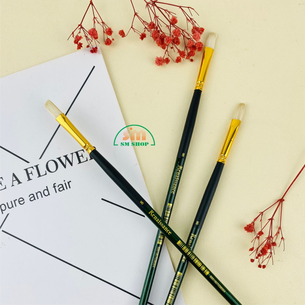 Bút cọ dẹt Renaissance #4 / #12 / #16 / #20 / #8