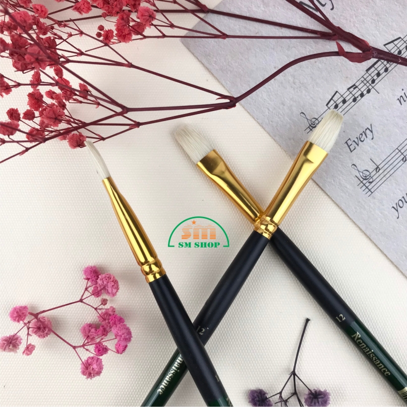 Bút cọ dẹt Renaissance #4 / #12 / #16 / #20 / #8