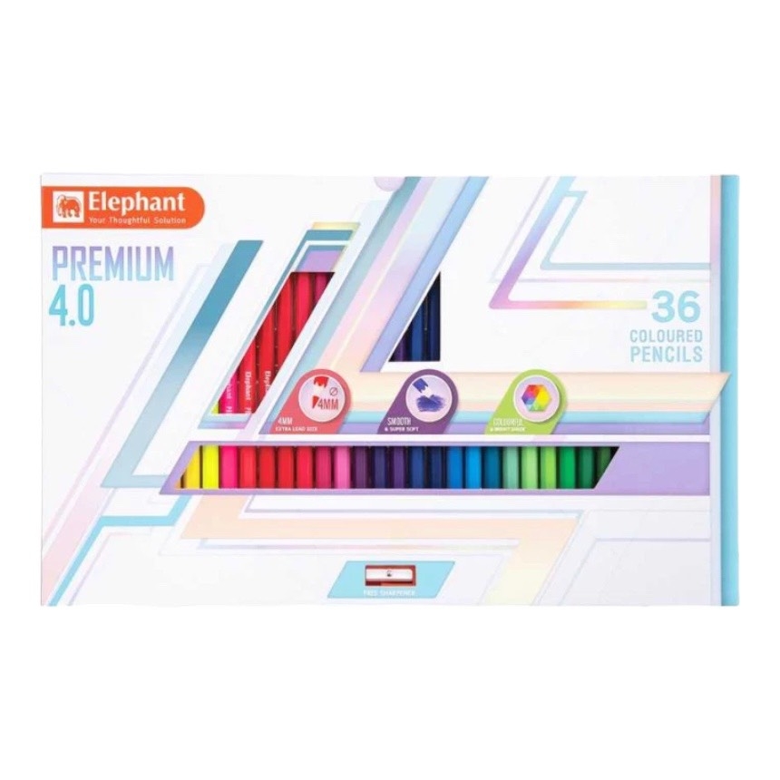 Bút chì màu Elephant Premium 4.0